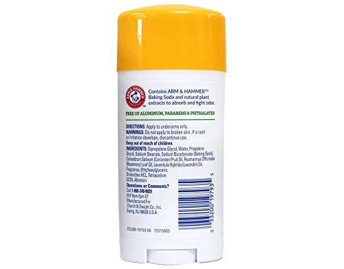 Arm & Hammer Essentials Natural Deodorant Fresh Rosemary Lavender