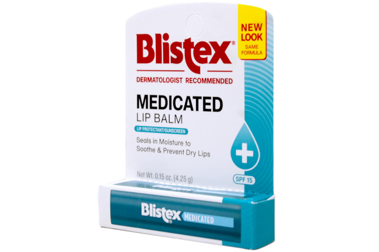 Blistex Medicated Lip Balm with SPF 15 for Dryness, Chapping and Soothes Irritated Lips,0.15 Ounce (Pack of 8)