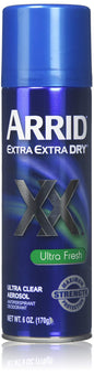 ARRID XX Ultra Clear Anti-Perspirant Deodorant Spray 6 oz Pack of
