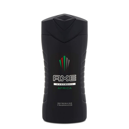 Axe Body Wash, Africa - 13.5 Fl Oz / 400 mL X 6 Pack, Made in Germany