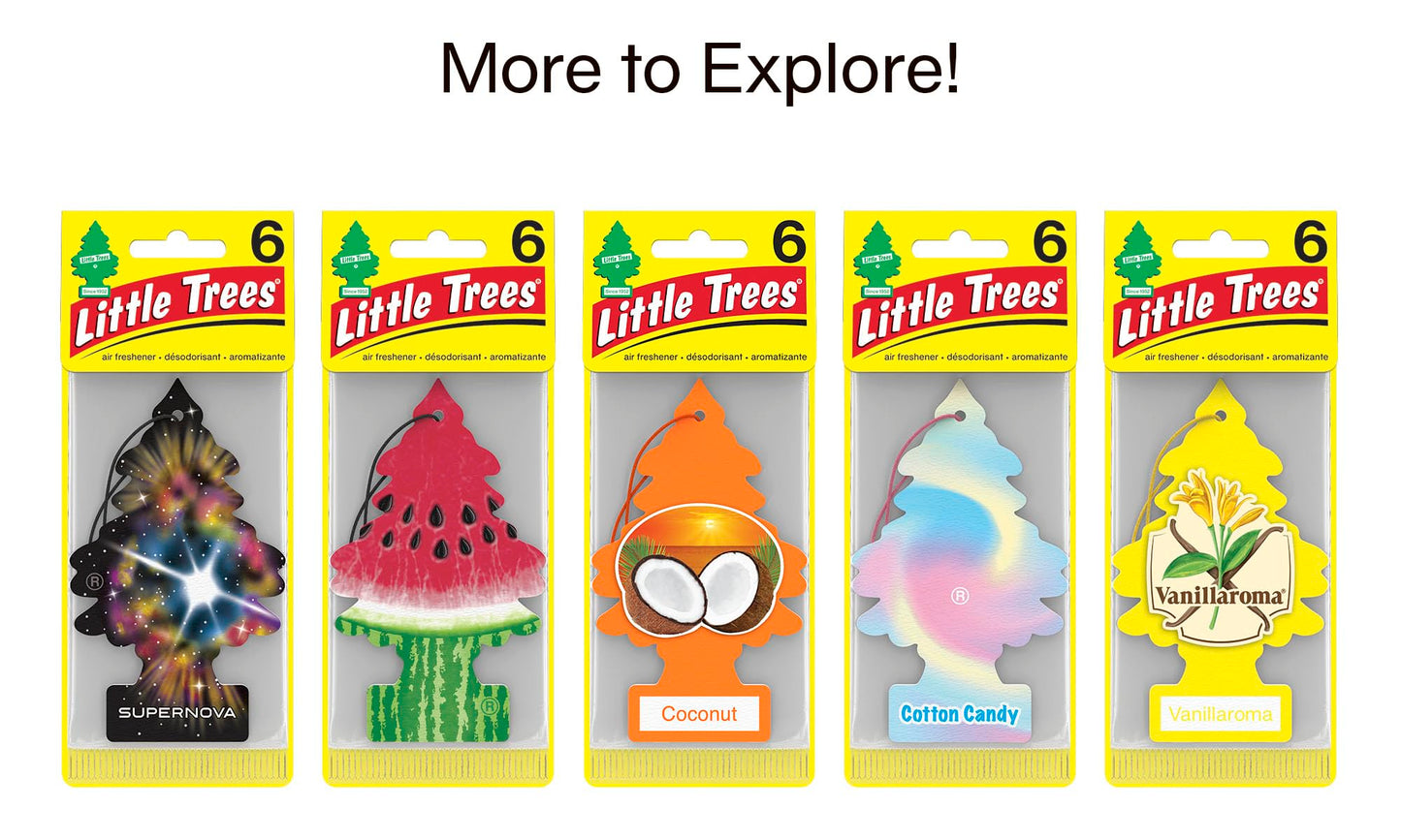 LITTLE Air Fresheners Car Air Freshener. Hanging Tree Provides Long Lasting Scent for Auto or Home