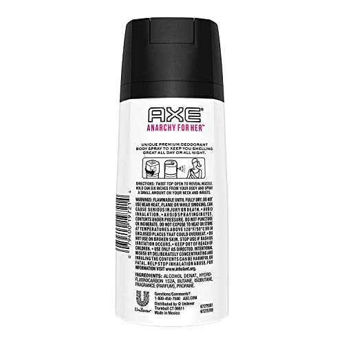 Axe Daily Fragrance Anarchy for Her 4 oz Pack of