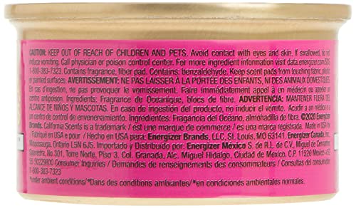 California Scents Spillproof Organic Air Fresheners, 1.5 Ounce Cannister (Pack of 4)