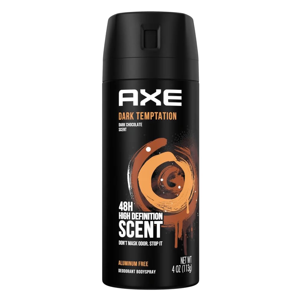 AXE Body Spray for Men - Dark Temptation - 4 oz - 2 pk