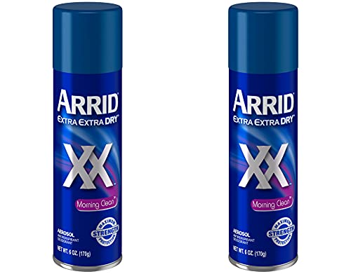 Arrid Deodorant 6 Ounce Aerosol XX Morning Clean (177ml) (2 Pack)