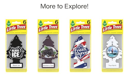 LITTLE Air Fresheners Car Air Freshener. Hanging Tree Provides Long Lasting Scent for Auto or Home