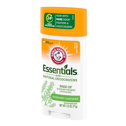 ARM & HAMMER Essentials Natural Deodorant 2.50 oz Pack of