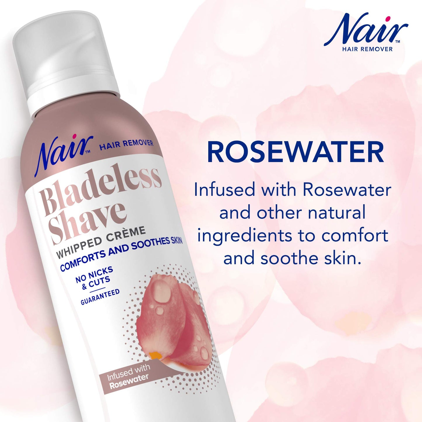 Nair Hair Remover Bladeless Shave Whipped Crème