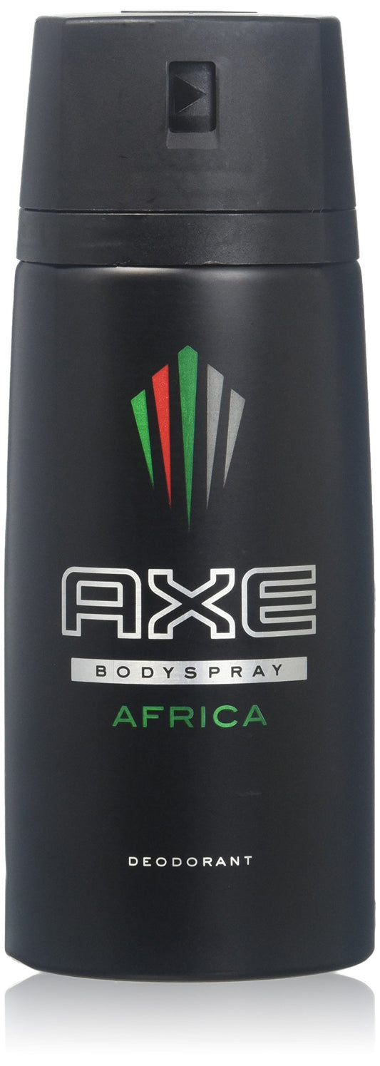 Axe Deodorant Body Spray Africa Mens Fragrance 150ml 5.07oz (3 Pack, Africa)