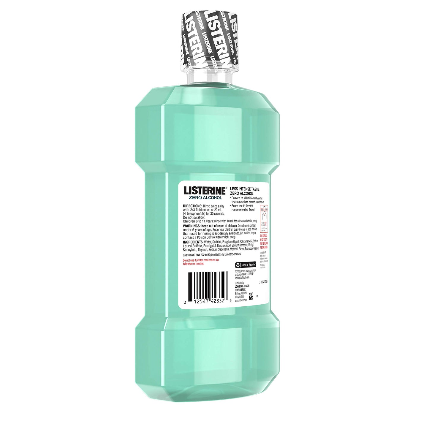 Listerine Listerine Zero Mint Mouthwash for Breath