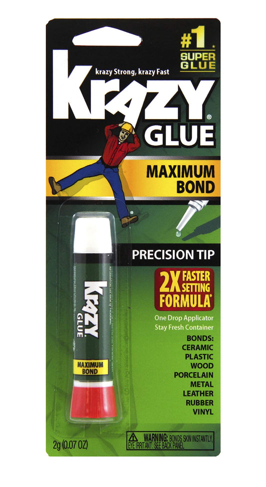 ELMERS X-Acto Krazy Glue Maximum Bond No-Run Gel, 20G (Kg48148Mr)