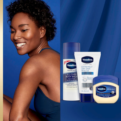 Vaseline Unscented Petroleum Jelly Balm 50ml - Pack of 2, Hypoallergenic, for All Skin Types