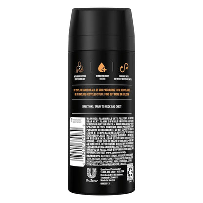 AXE Body Spray for Men - Dark Temptation - 4 oz - 2 pk