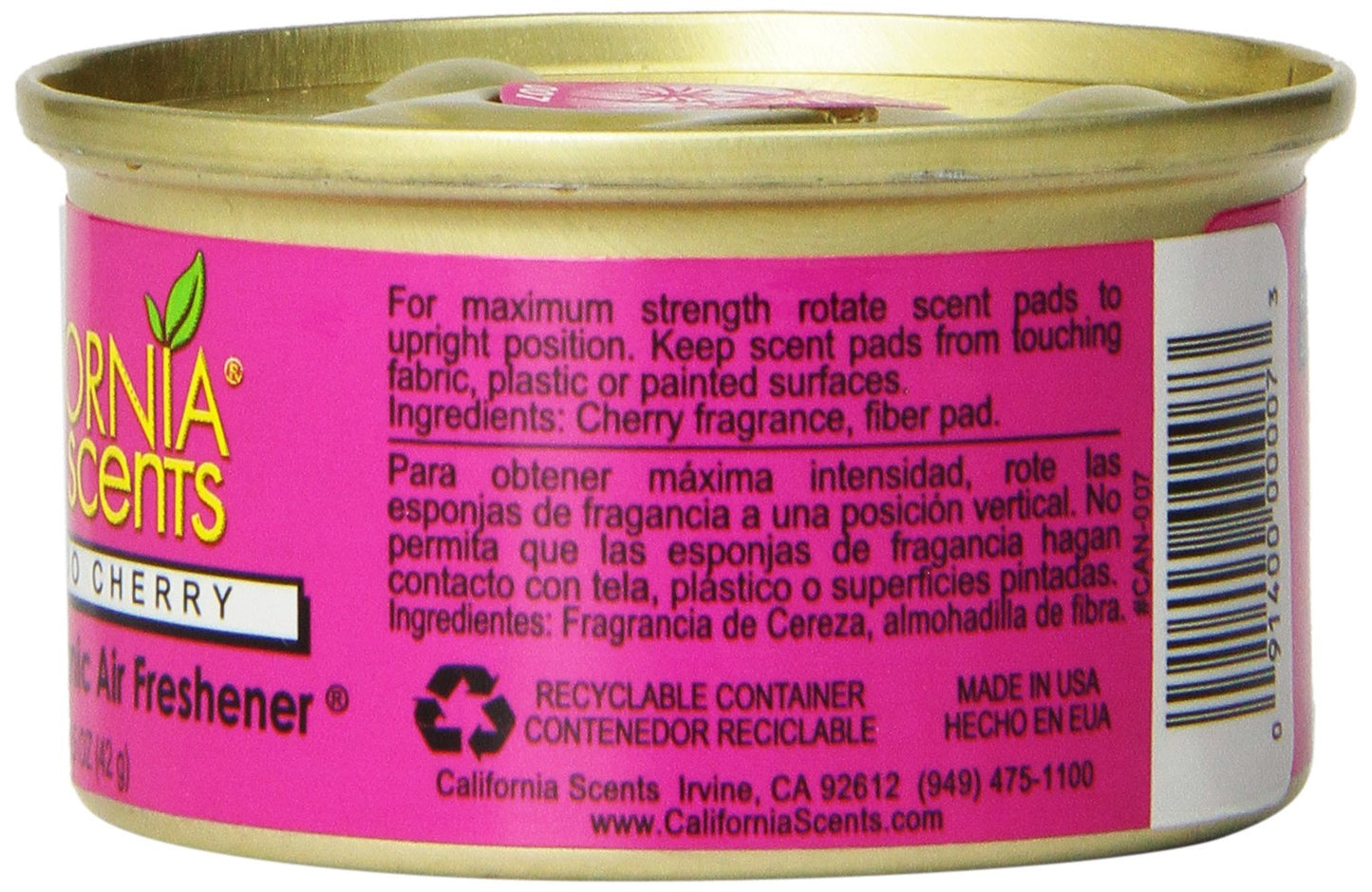 California Scents Spillproof Organic Air Freshener