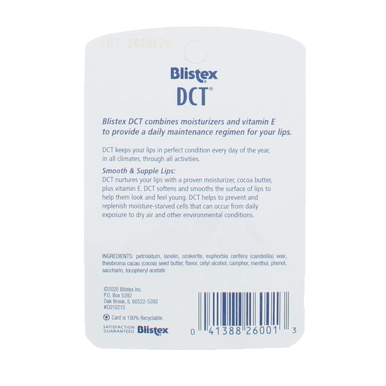 Blistex DCT Daily Conditioning Treatment Pack of