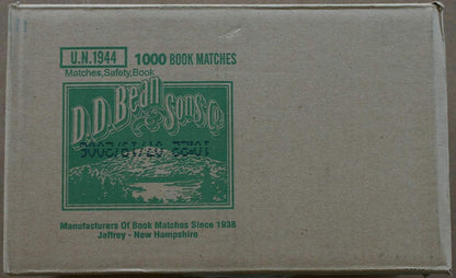50 Plain White Matches Matchbooks Wedding, Birthday etc