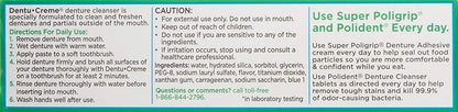 Polident Dentu Creme Denture Toothpaste, 3.9 oz
